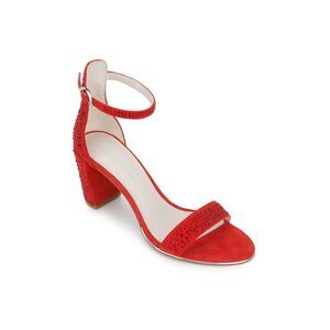 KENNETH COLE Womens Persimmon Red Non Marking Lex Leather Sandals 8.5 M